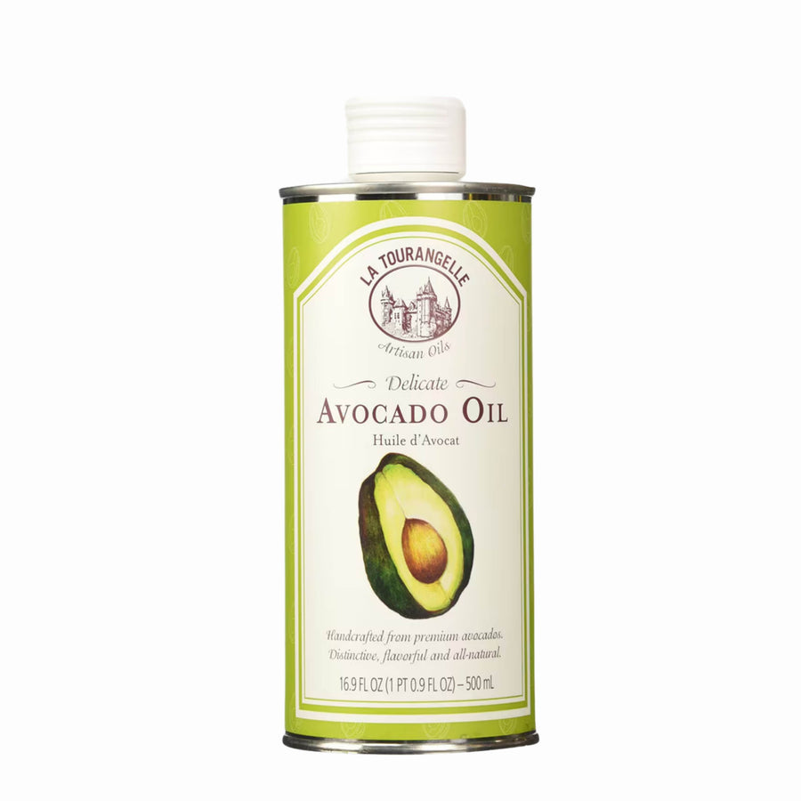 Can of La Tourangelle Avocado Oil on a white background