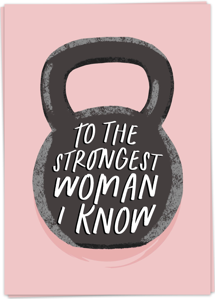 Greeting Card "Strongest Woman 2"