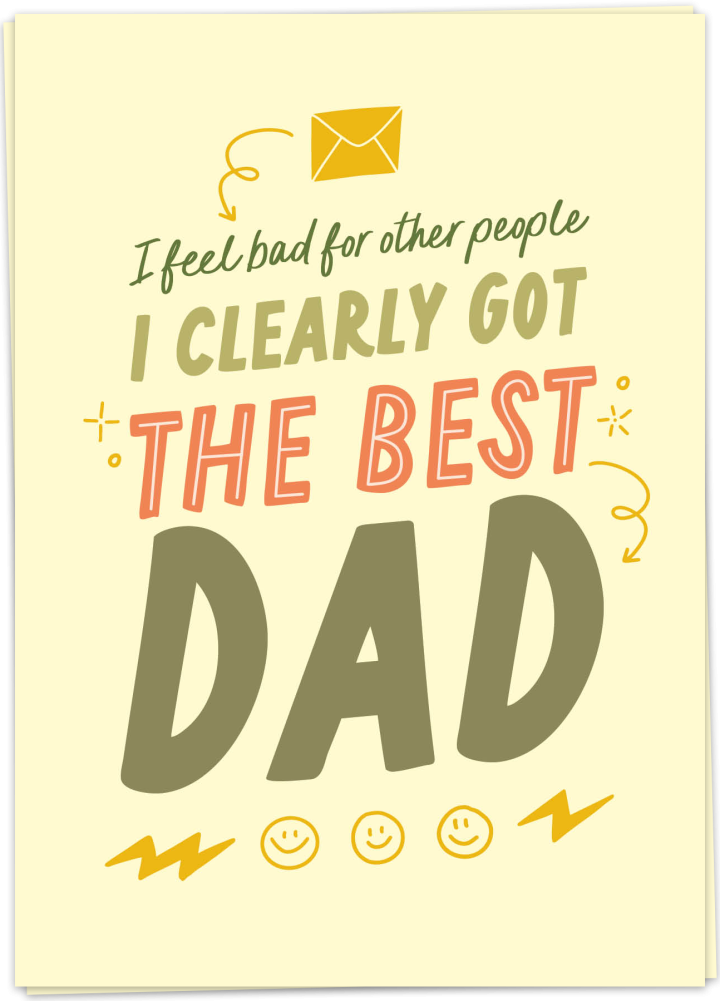 Greeting Card "The Best Dad"