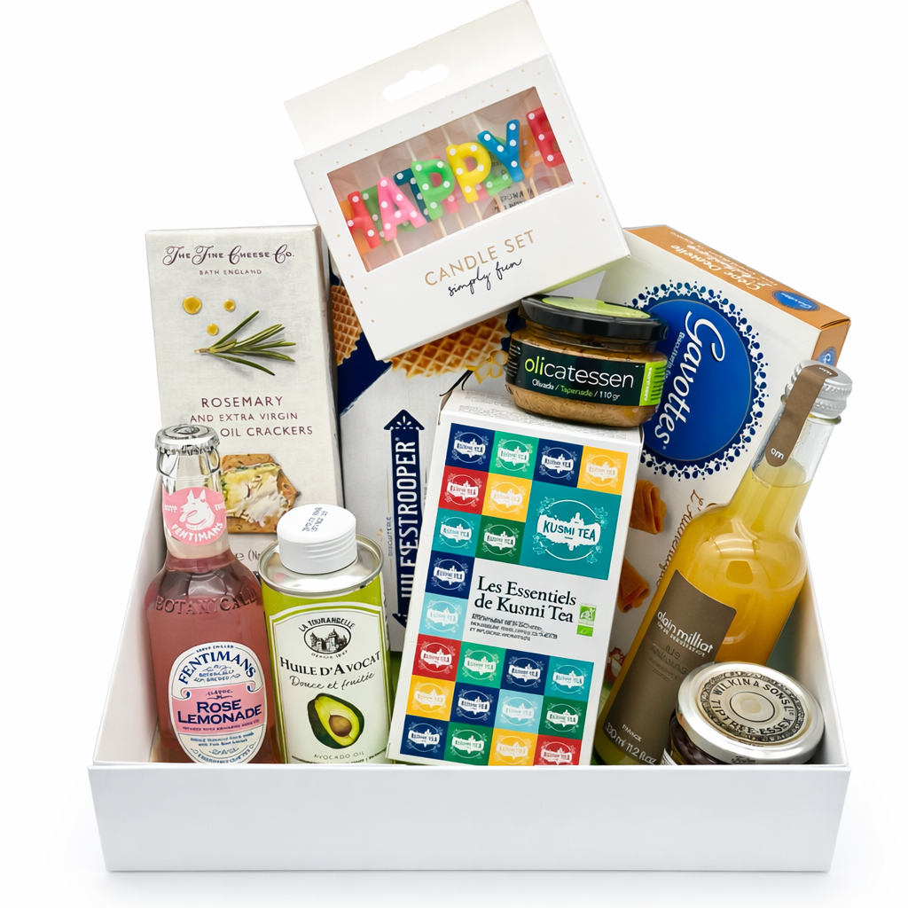 Caja regalo gourmet Feliz Cumpleaños