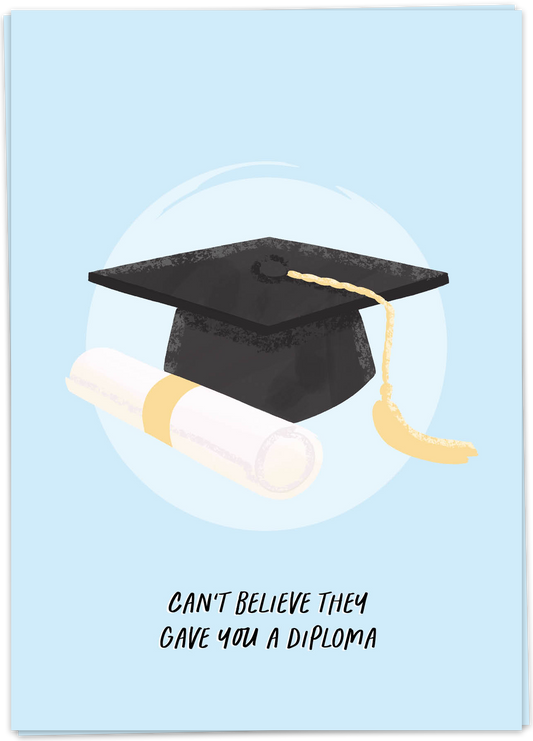 Greeting Card "You A Diploma"