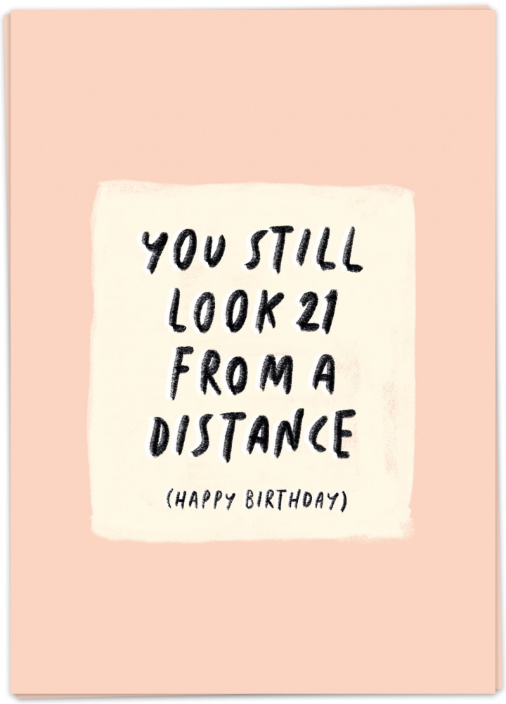Greeting Card "21 From A Distance"