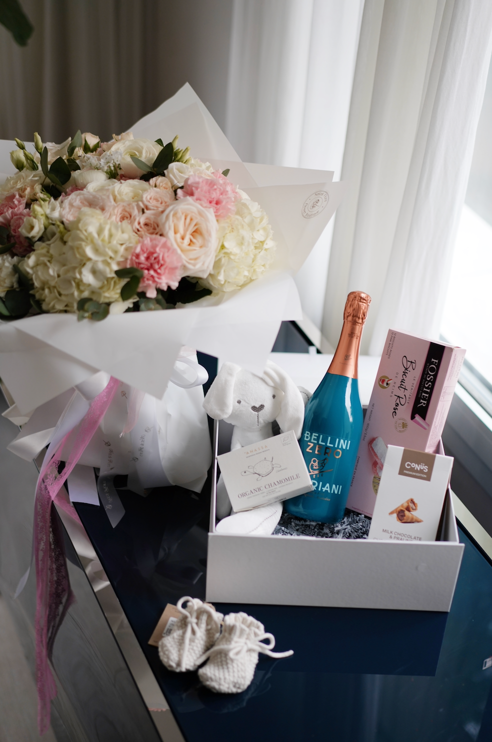 New Baby Flower Gift Set