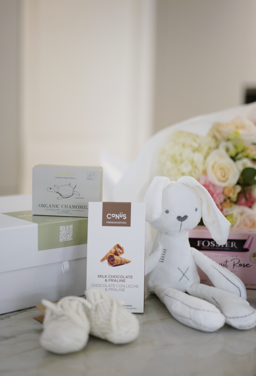 New Baby Flower Gift Set