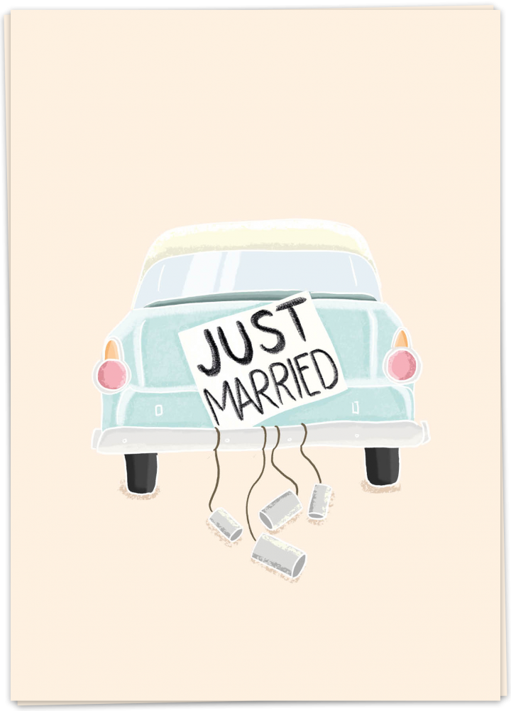 Greeting Card "Just Married"