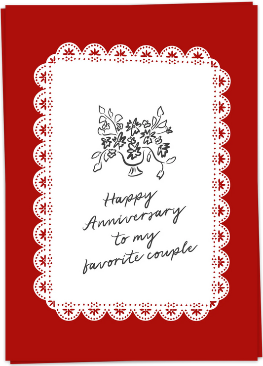 Tarjeta de Felicitación "Anniversary"