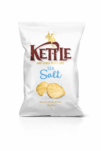 Kettle Sea Salt Potato Chips 130g