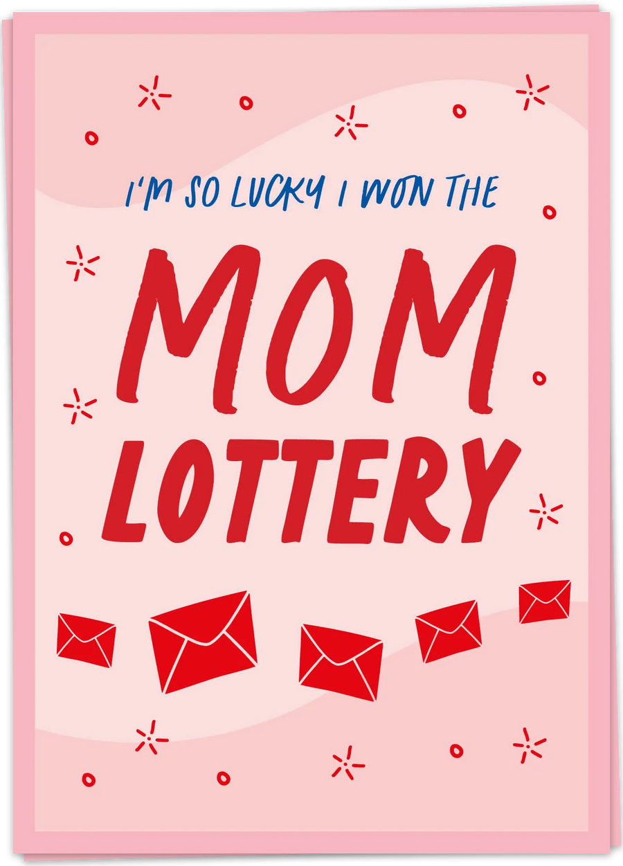 Tarjeta de Felicitación "Mom Lottery"