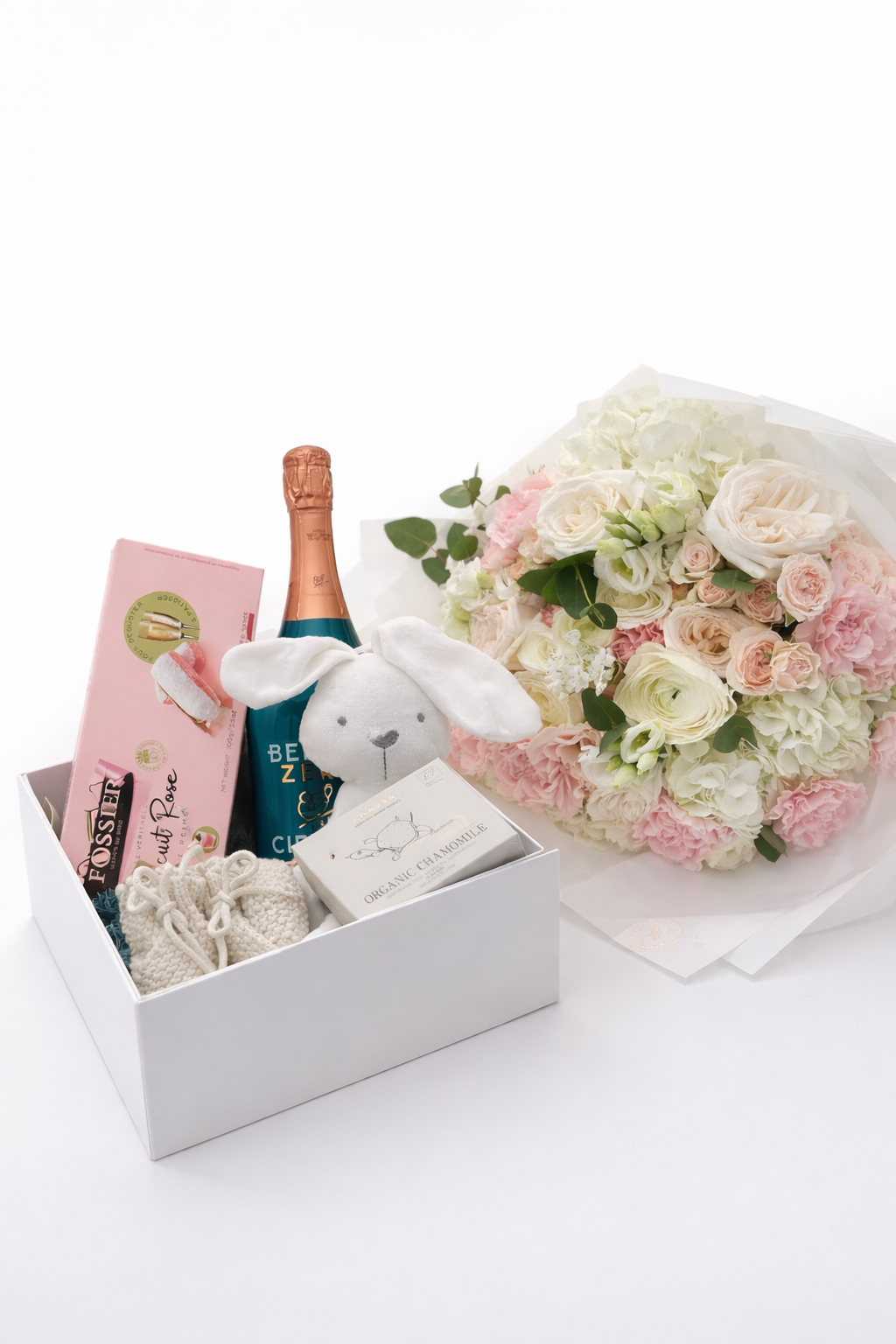 New Baby Flower Gift Set Alcohol Free