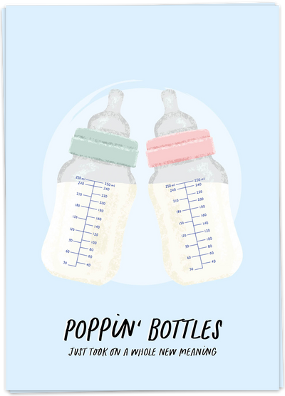 Greeting Card "Poppin’ Bottles"